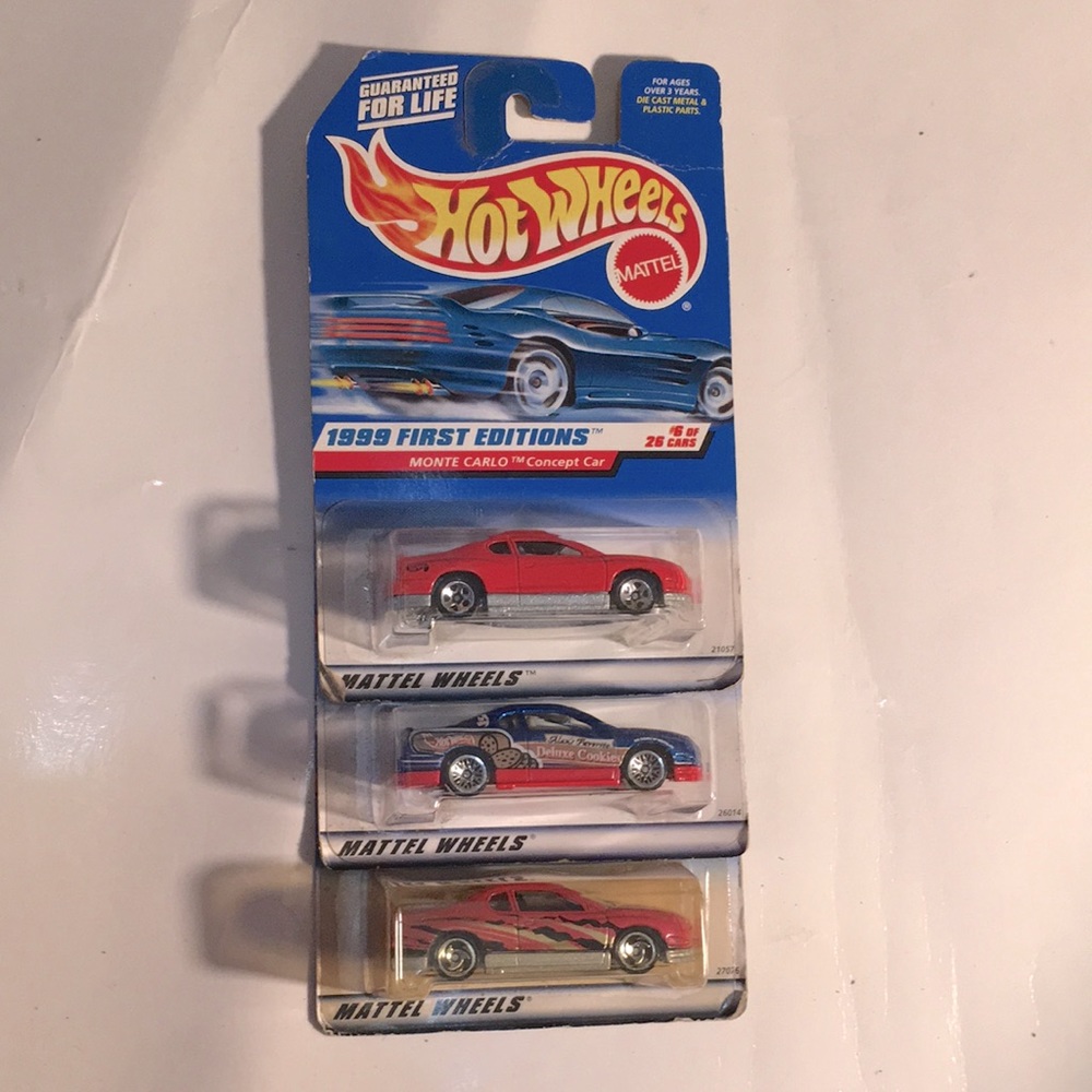 Monte Carlo Concept Car Hot Wheels - 3 cars Shown included